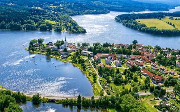 Apartman Jestrabi Lipno Černá v Pošumaví Eksteriør bilde